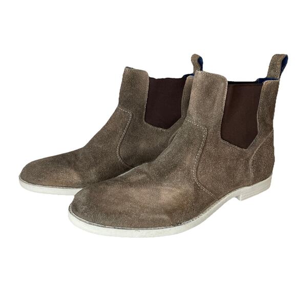 Bed Stu Mens Vasari Taupe Brown Distressed Suede Ankle Chelsea Boots Size 10.5 main image 8